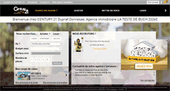 Desktop Screenshot of century21-addi-la-teste.com