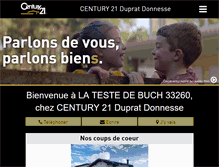 Tablet Screenshot of century21-addi-la-teste.com